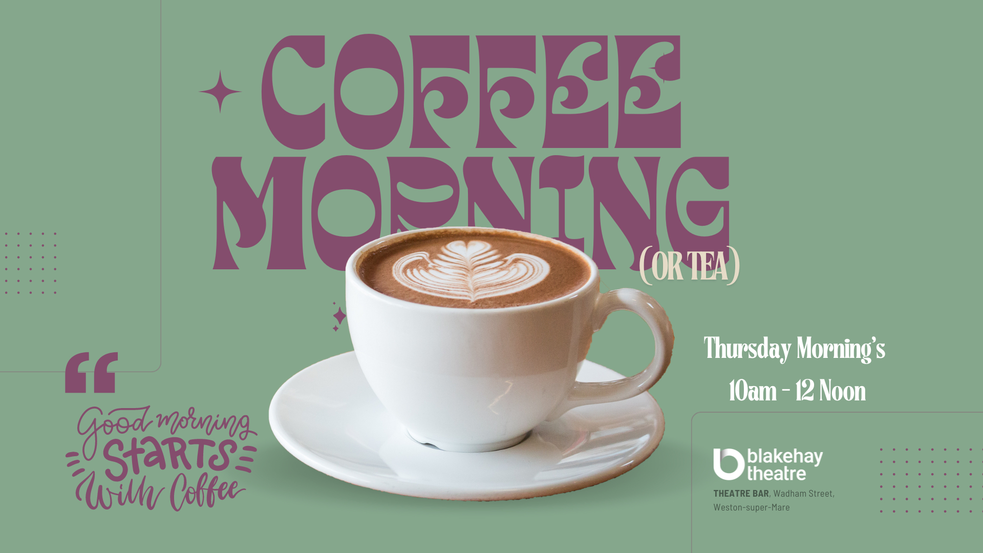 Coffee Morning Poster Design (Presentation)